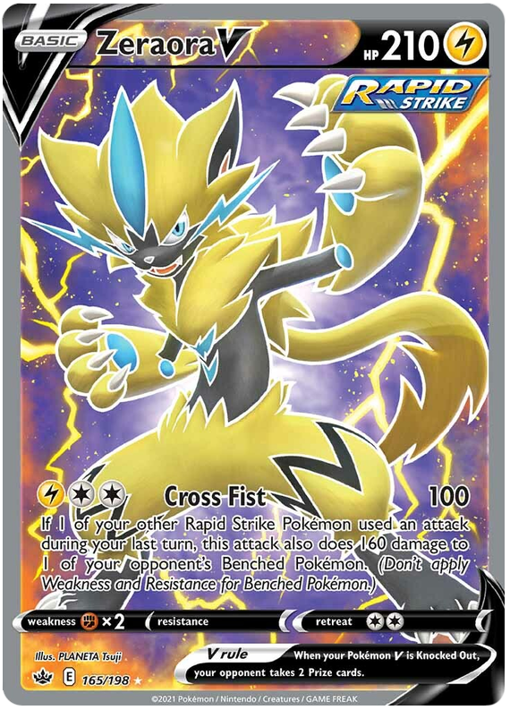 Zeraora V (165/198) [Sword & Shield: Chilling Reign] | Gam3 Escape