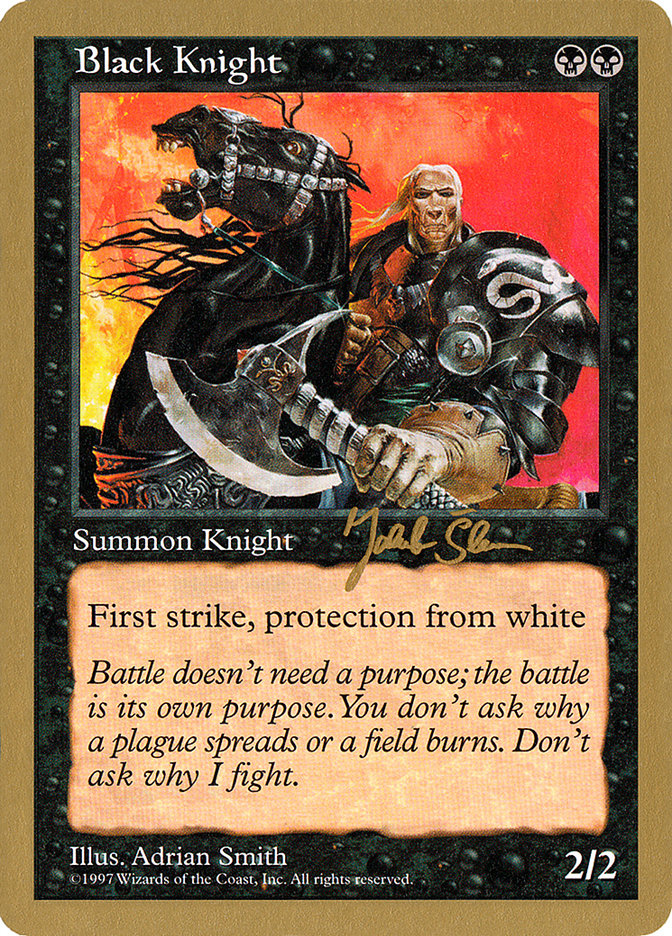 Black Knight (Jakub Slemr) [World Championship Decks 1997] | Gam3 Escape