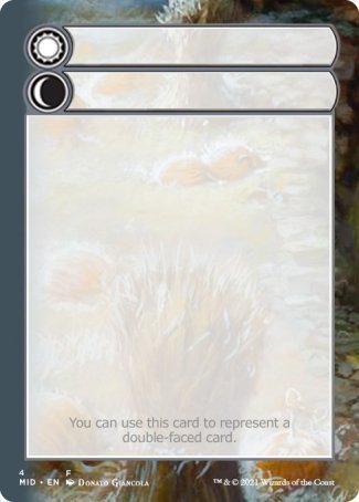 Helper Card (4/9) [Innistrad: Midnight Hunt Tokens] | Gam3 Escape