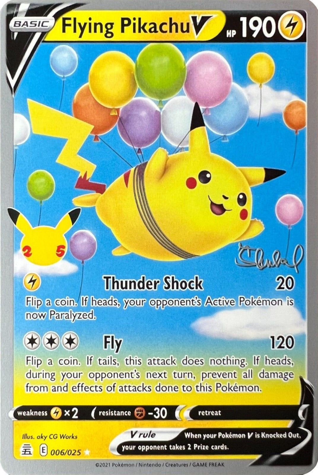 Flying Pikachu V (006/025) (ADP - Ondrej Skubal) [World Championships 2022] | Gam3 Escape