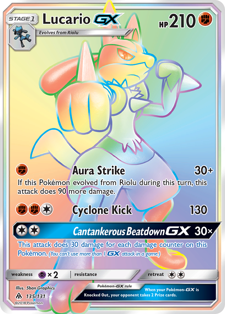 Lucario GX (135/131) [Sun & Moon: Forbidden Light] | Gam3 Escape