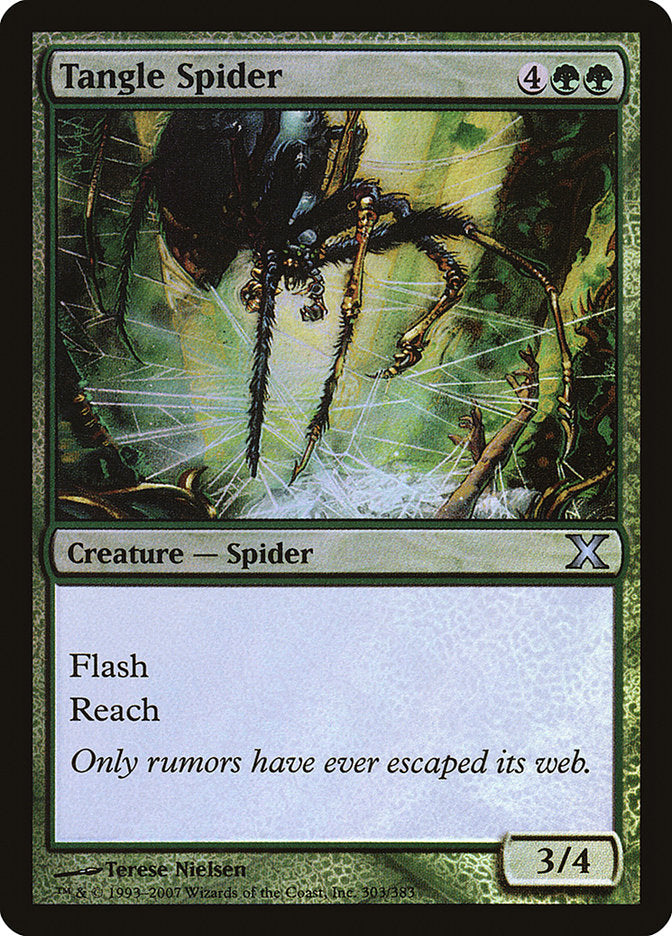 Tangle Spider (Premium Foil) [Tenth Edition] | Gam3 Escape