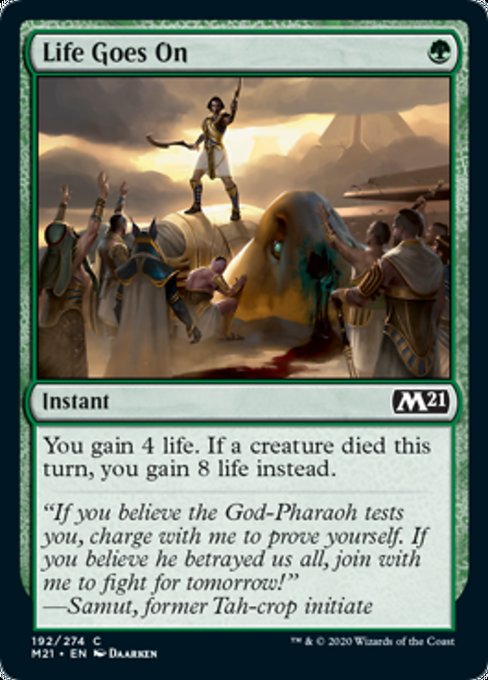Life Goes On [Core Set 2021] | Gam3 Escape