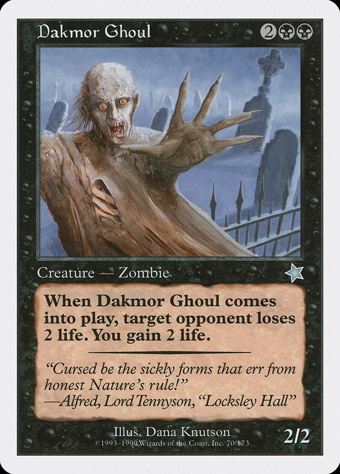 Dakmor Ghoul [Starter 1999] | Gam3 Escape