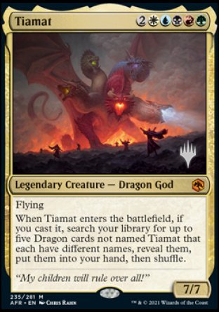 Tiamat (Promo Pack) [Dungeons & Dragons: Adventures in the Forgotten Realms Promos] | Gam3 Escape