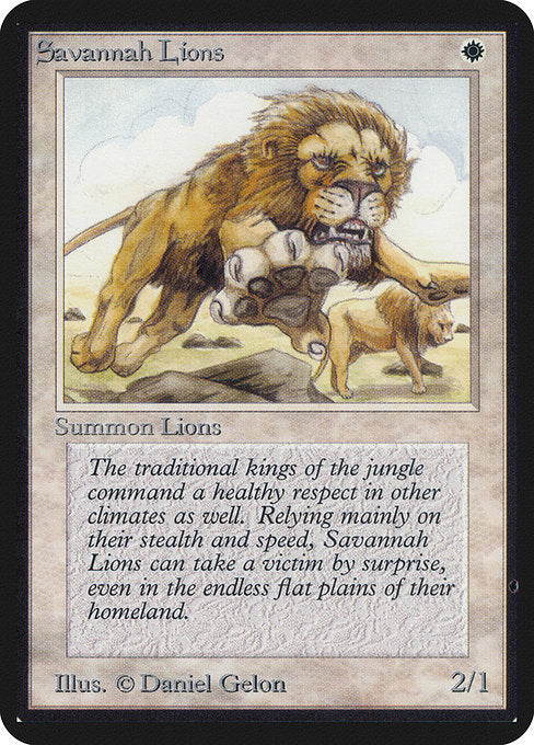Savannah Lions [Limited Edition Alpha] | Gam3 Escape