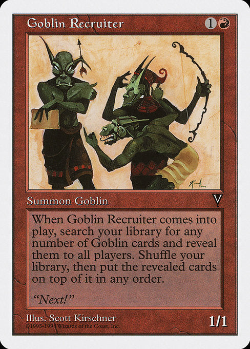 Goblin Recruiter [Anthologies] | Gam3 Escape