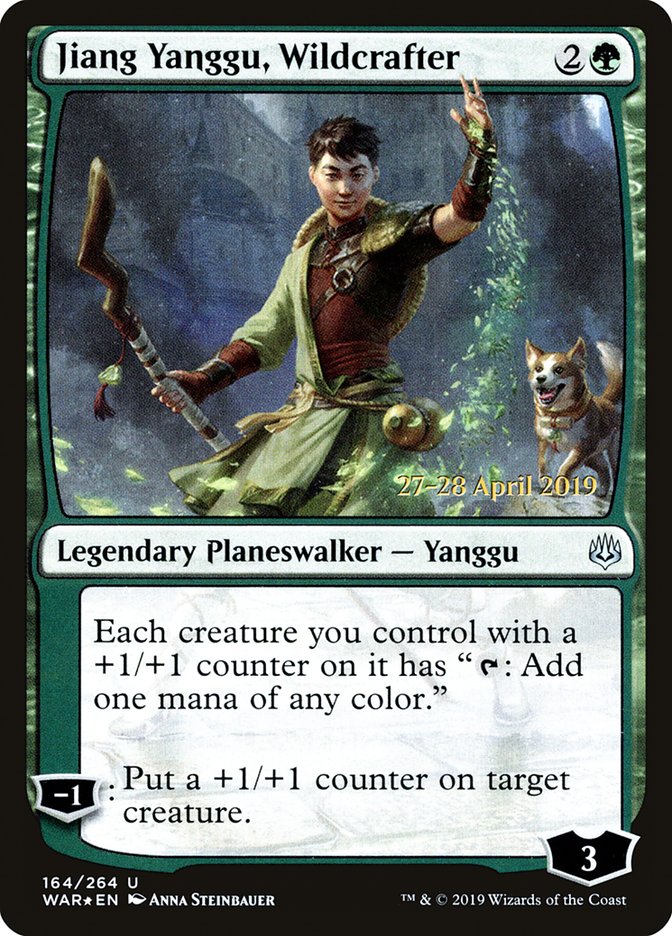 Jiang Yanggu, Wildcrafter  [War of the Spark Prerelease Promos] | Gam3 Escape