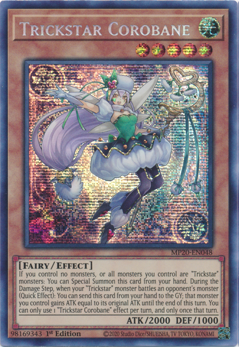 Trickstar Corobane [MP20-EN048] Prismatic Secret Rare | Gam3 Escape