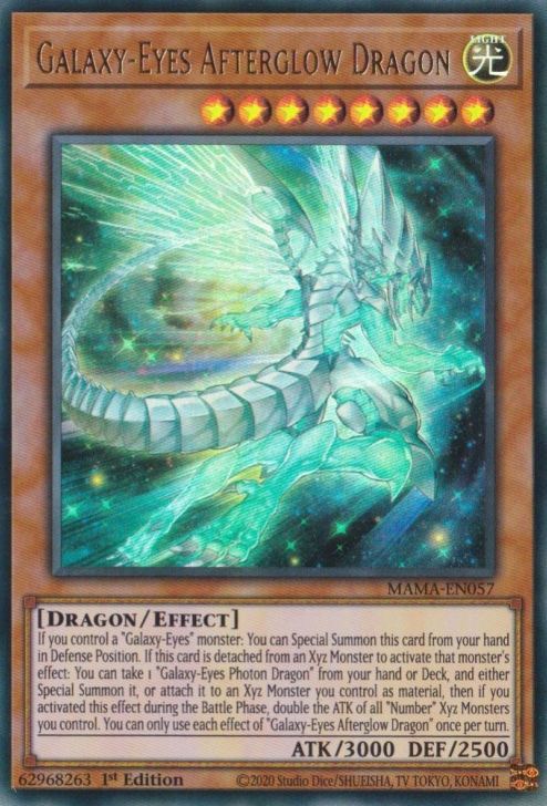 Galaxy-Eyes Afterglow Dragon [MAMA-EN057] Ultra Rare | Gam3 Escape