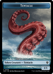 Tentacle // Koma's Coil Double-Sided Token [Murders at Karlov Manor Commander Tokens] | Gam3 Escape