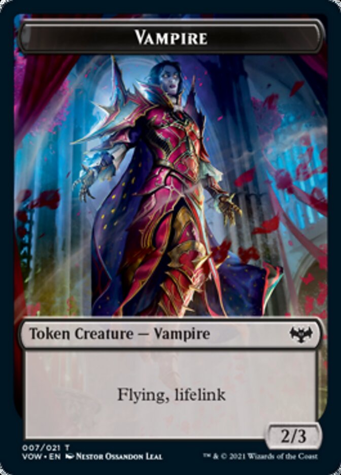 Vampire Token (007) [Innistrad: Crimson Vow Tokens] | Gam3 Escape