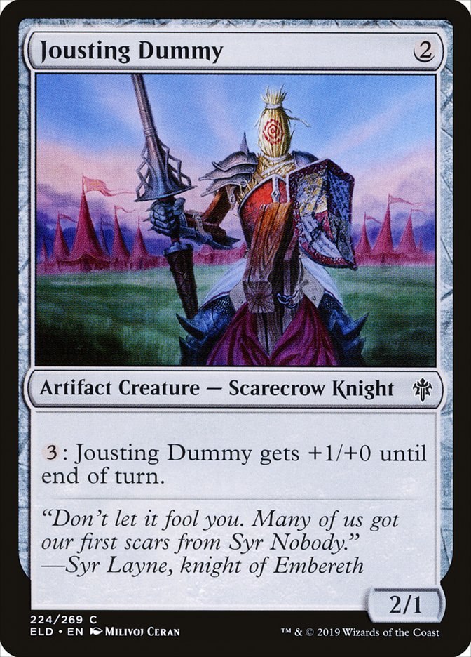 Jousting Dummy [Throne of Eldraine] | Gam3 Escape