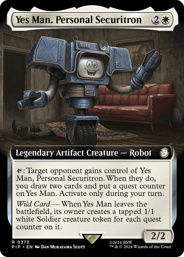 Yes Man, Personal Securitron (Extended Art) [Fallout] | Gam3 Escape
