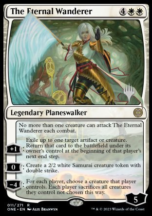 The Eternal Wanderer (Promo Pack) [Phyrexia: All Will Be One Promos] | Gam3 Escape