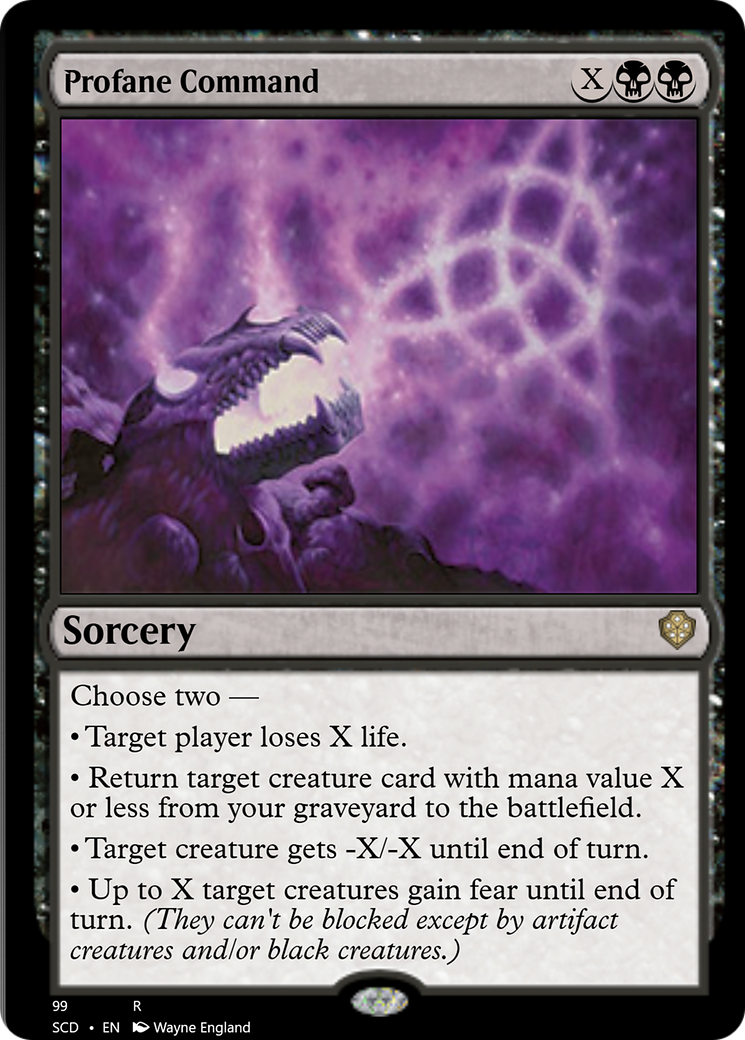 Profane Command [Starter Commander Decks] | Gam3 Escape