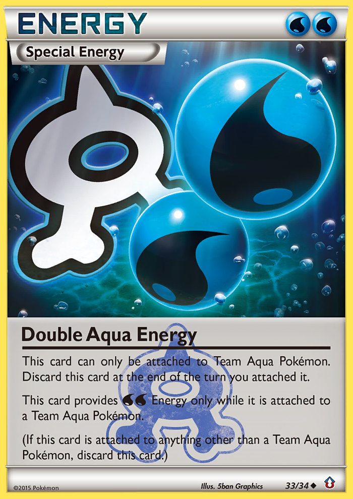 Double Aqua Energy (33/34) [XY: Double Crisis] | Gam3 Escape