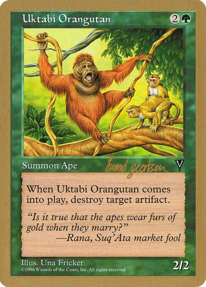 Uktabi Orangutan (Svend Geertsen) (SB) [World Championship Decks 1997] | Gam3 Escape
