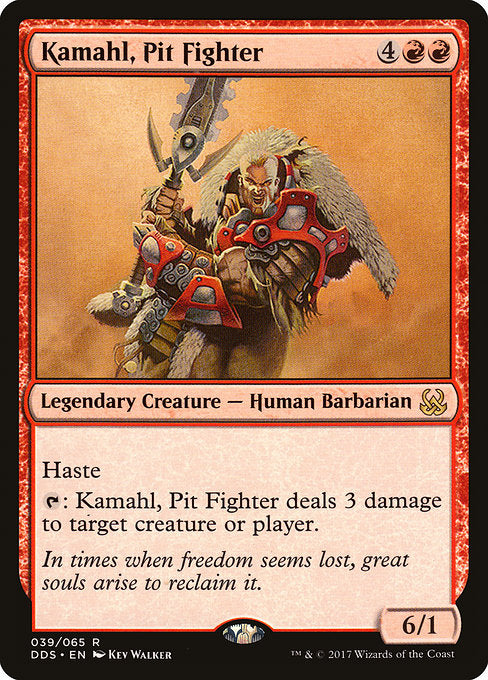 Kamahl, Pit Fighter [Duel Decks: Mind vs. Might] | Gam3 Escape