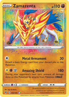 Zamazenta (102/185) [Sword & Shield: Vivid Voltage] | Gam3 Escape