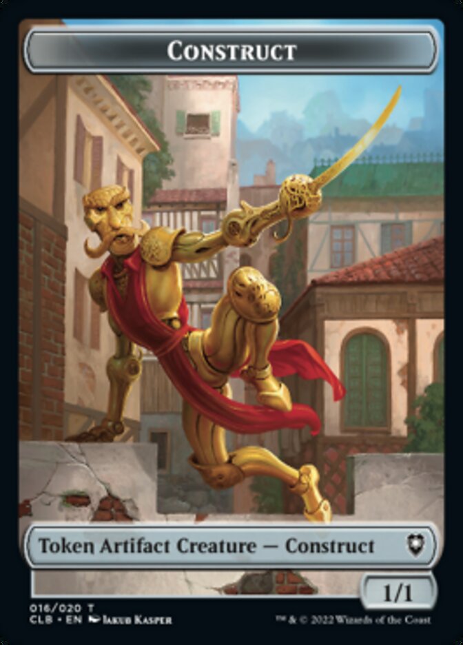 Construct Token [Commander Legends: Battle for Baldur's Gate Tokens] | Gam3 Escape