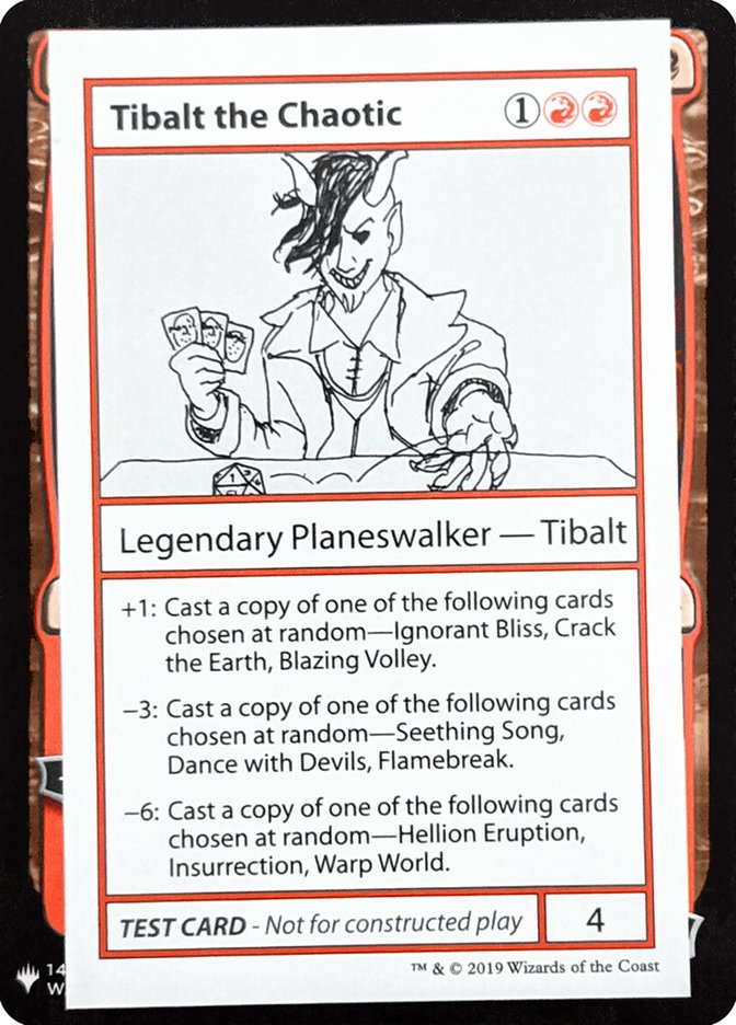 Tibalt the Chaotic [Mystery Booster Playtest Cards] | Gam3 Escape