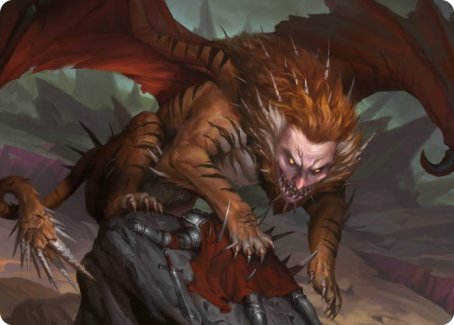 Manticore Art Card [Dungeons & Dragons: Adventures in the Forgotten Realms Art Series] | Gam3 Escape