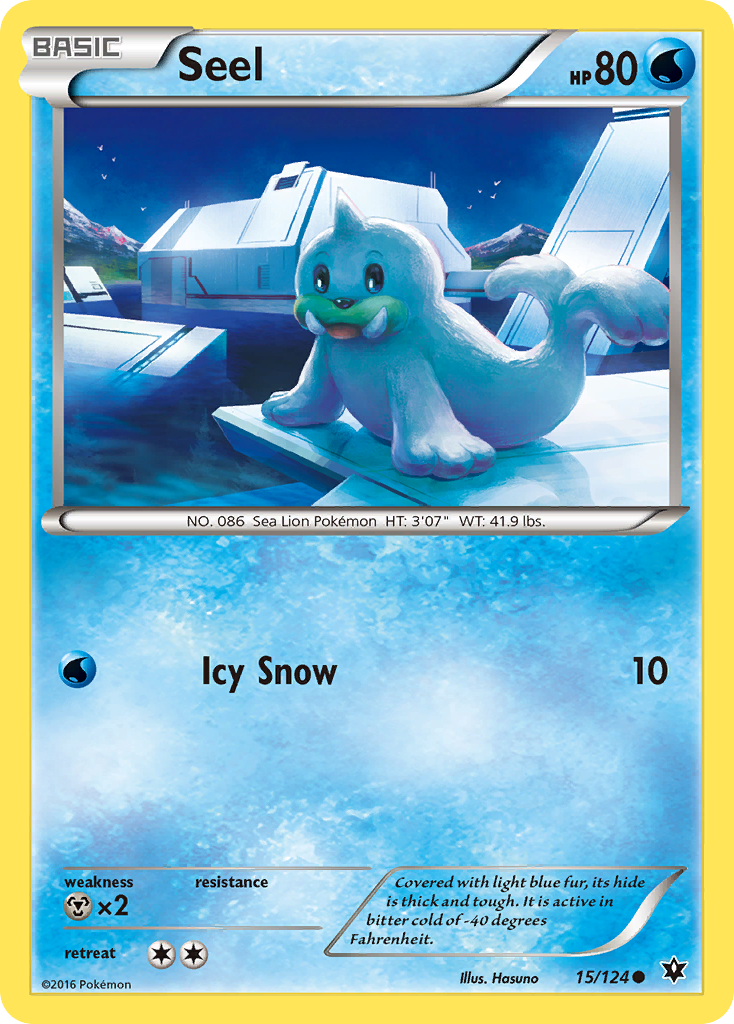 Seel (15/124) [XY: Fates Collide] | Gam3 Escape