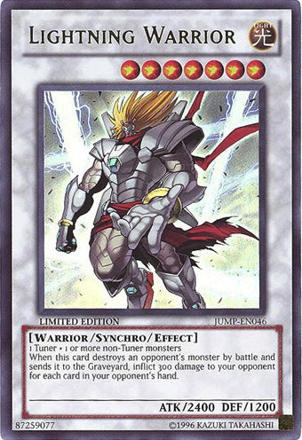 Lightning Warrior [JUMP-EN046] Ultra Rare | Gam3 Escape