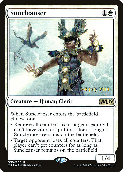 Suncleanser [Core Set 2019 Promos] | Gam3 Escape