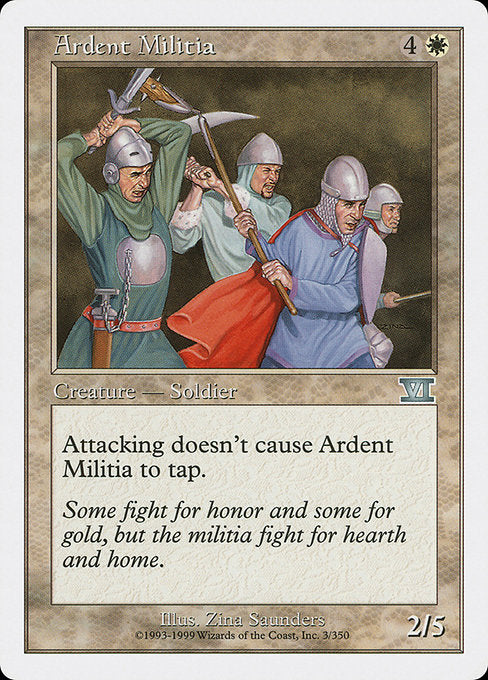 Ardent Militia [Classic Sixth Edition] | Gam3 Escape