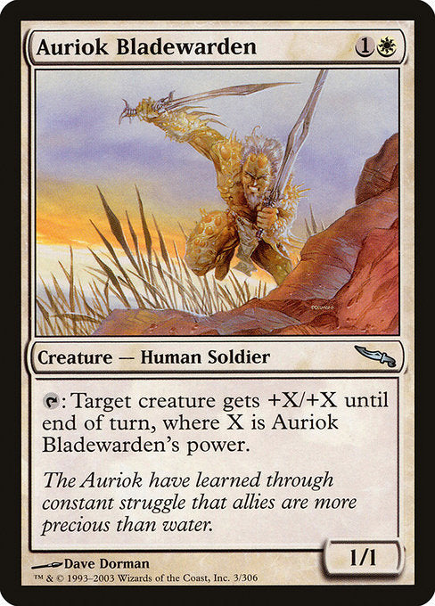 Auriok Bladewarden [Mirrodin] | Gam3 Escape