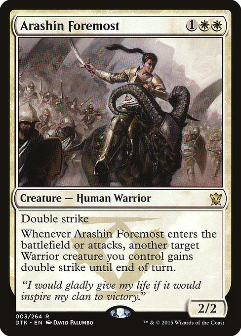 Arashin Foremost [Dragons of Tarkir] | Gam3 Escape