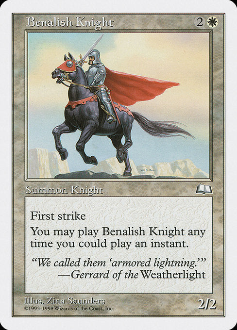 Benalish Knight [Anthologies] | Gam3 Escape