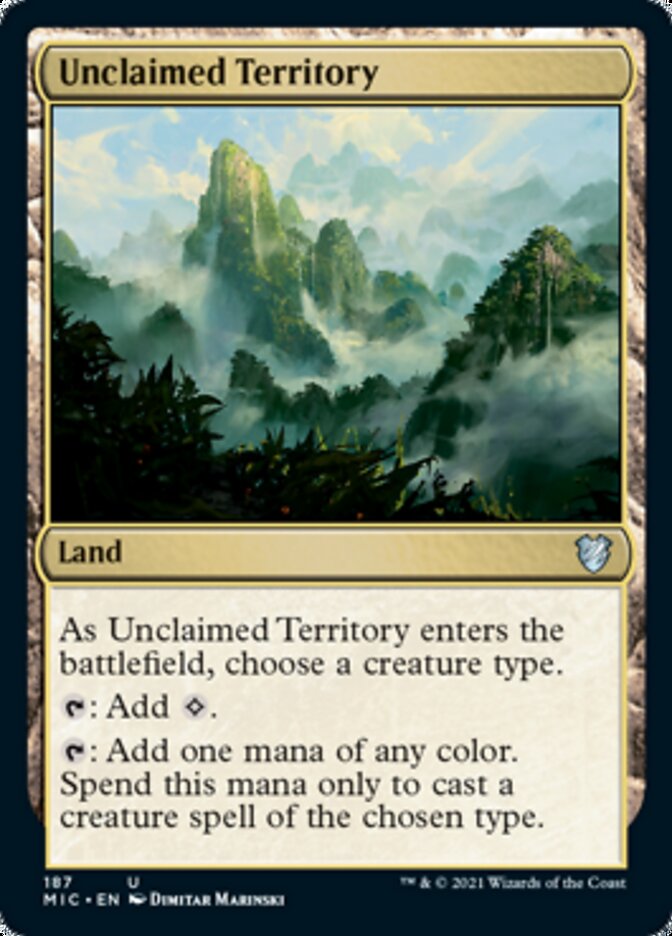 Unclaimed Territory [Innistrad: Midnight Hunt Commander] | Gam3 Escape