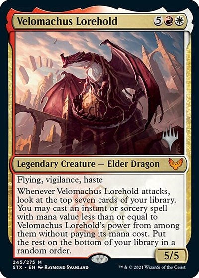 Velomachus Lorehold (Promo Pack) [Strixhaven: School of Mages Promos] | Gam3 Escape