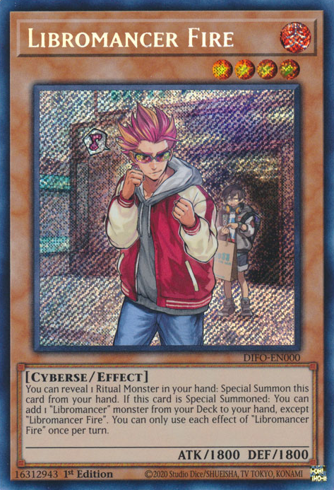 Libromancer Fire [DIFO-EN000] Secret Rare | Gam3 Escape