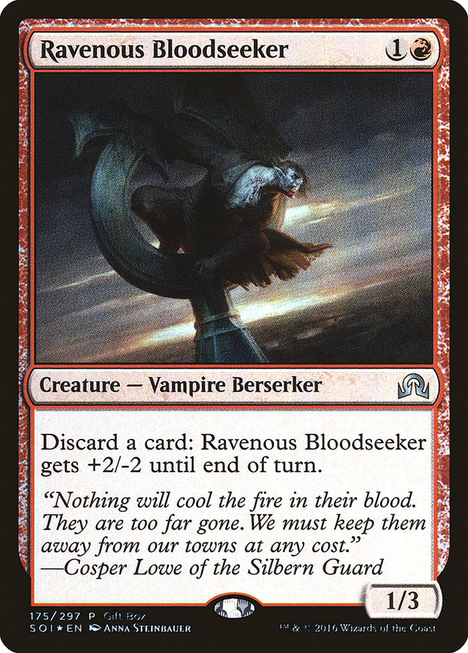 Ravenous Bloodseeker (Gift Box) [Shadows over Innistrad Promos] | Gam3 Escape