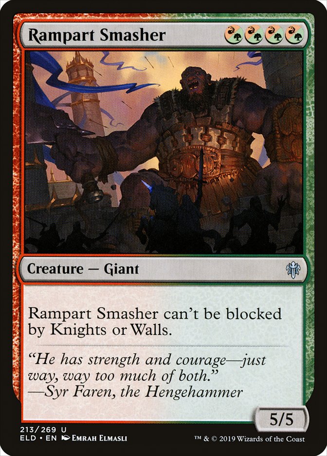 Rampart Smasher [Throne of Eldraine] | Gam3 Escape