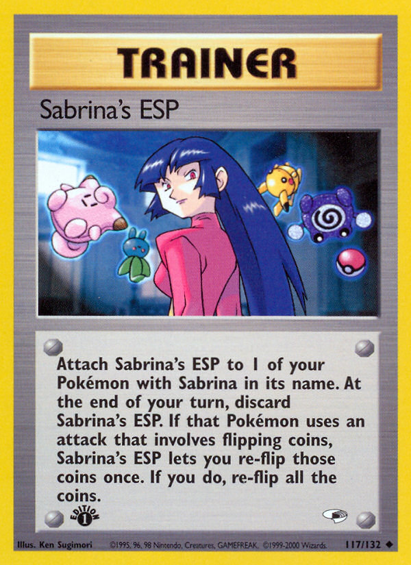 Sabrina's ESP (117/132) [Gym Heroes 1st Edition] | Gam3 Escape