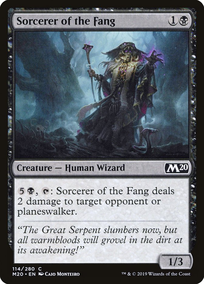 Sorcerer of the Fang [Core Set 2020] | Gam3 Escape