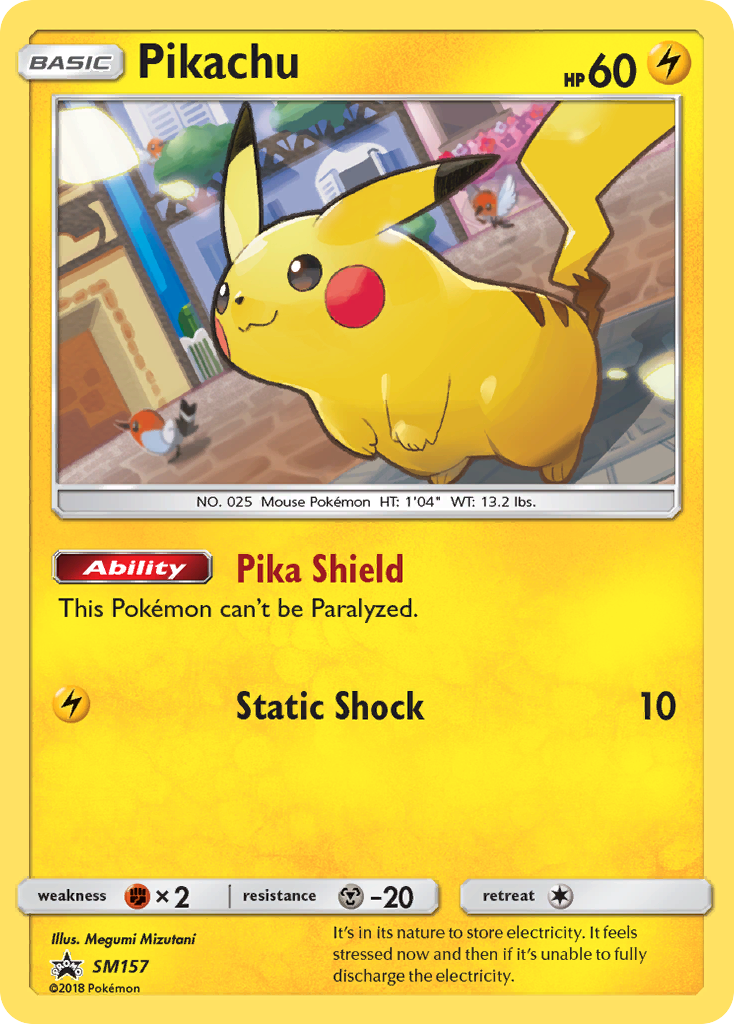 Pikachu (SM157) [Sun & Moon: Black Star Promos] | Gam3 Escape