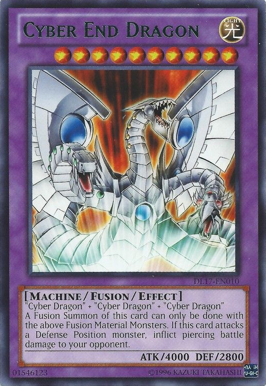 Cyber End Dragon (Green) [DL17-EN010] Rare | Gam3 Escape