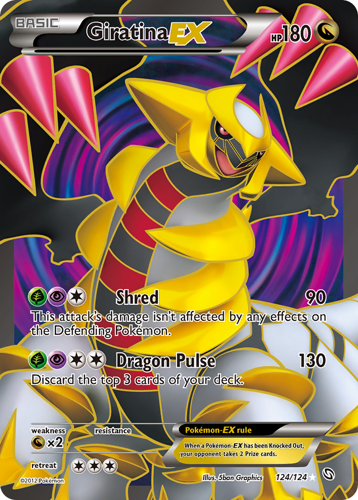 Giratina EX (124/124) [Black & White: Dragons Exalted] | Gam3 Escape