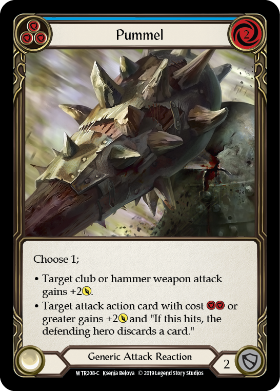 Pummel (Blue) [WTR208-C] Alpha Print Normal | Gam3 Escape
