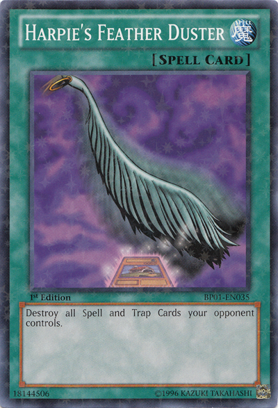 Harpie's Feather Duster [BP01-EN035] Starfoil Rare | Gam3 Escape