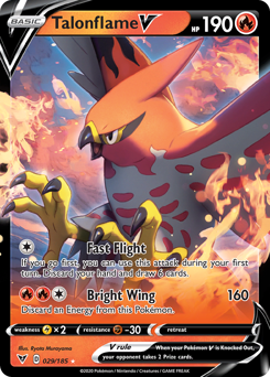 Talonflame V (029/185) [Sword & Shield: Vivid Voltage] | Gam3 Escape