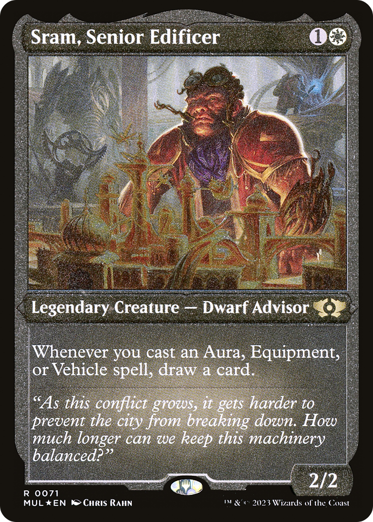 Sram, Senior Edificer (Foil Etched) [Multiverse Legends] | Gam3 Escape