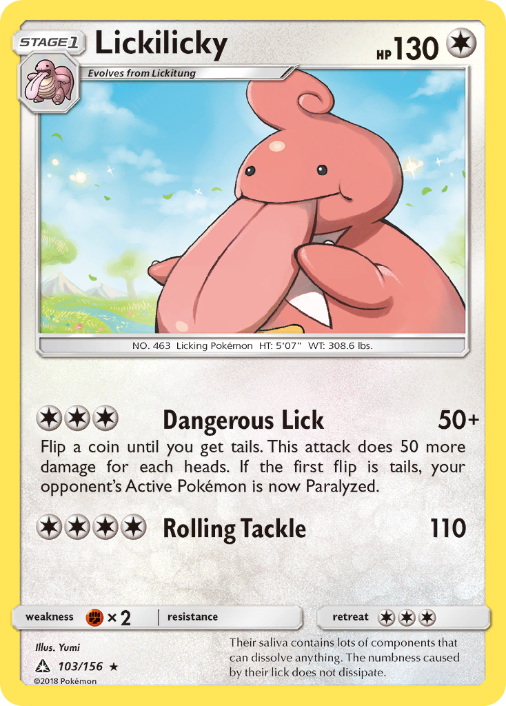 Lickilicky (103/156) [Sun & Moon: Ultra Prism] | Gam3 Escape