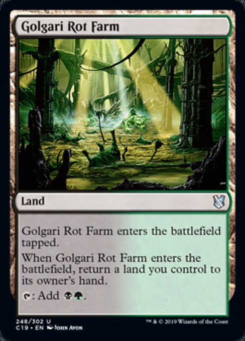 Golgari Rot Farm [Commander 2019] | Gam3 Escape